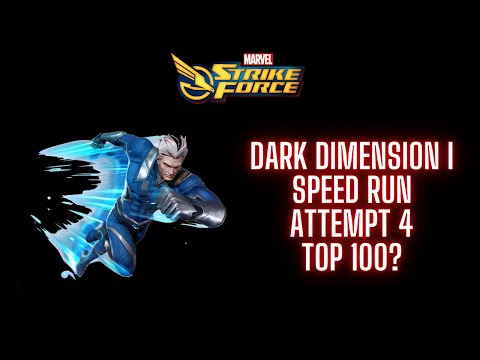 Dark Dimension I Speed Run Attempt 4 Did I Finally Break Into The Top 100?  Marvel Strike Force MSF