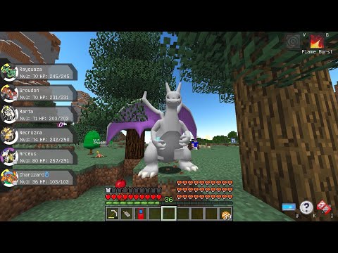 Minecraft : CHARIZARD MEWTWO - POKEMON MASTERS Ep.41 « Nitro »