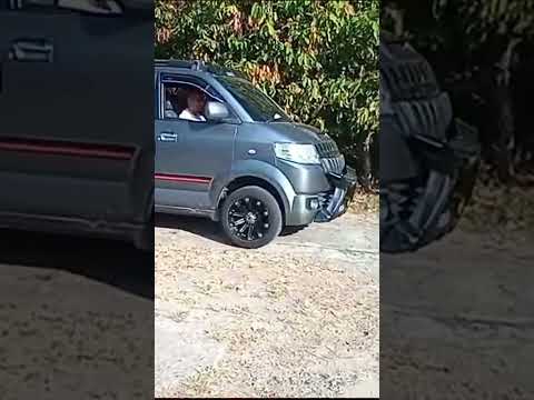 Modifikasi Suzuki APV pake Velg HSR ring 16,Lebar 8