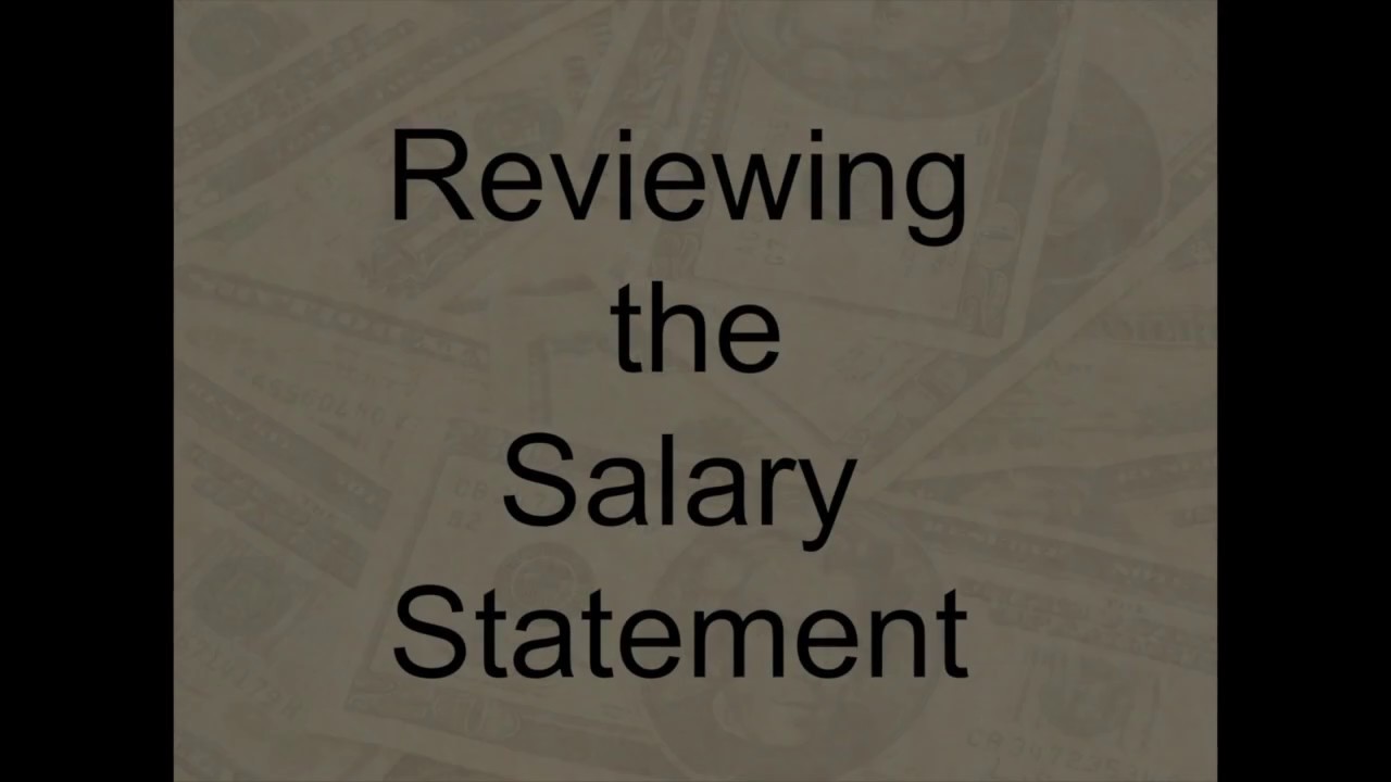 OCPS | Salary Statement — Payroll 2