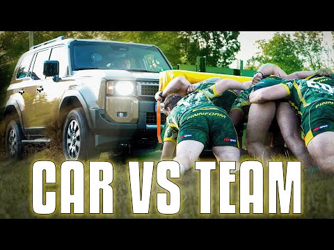 Ar Mašina Gali Įveikti 8 Vyrus? 🚙💥💪