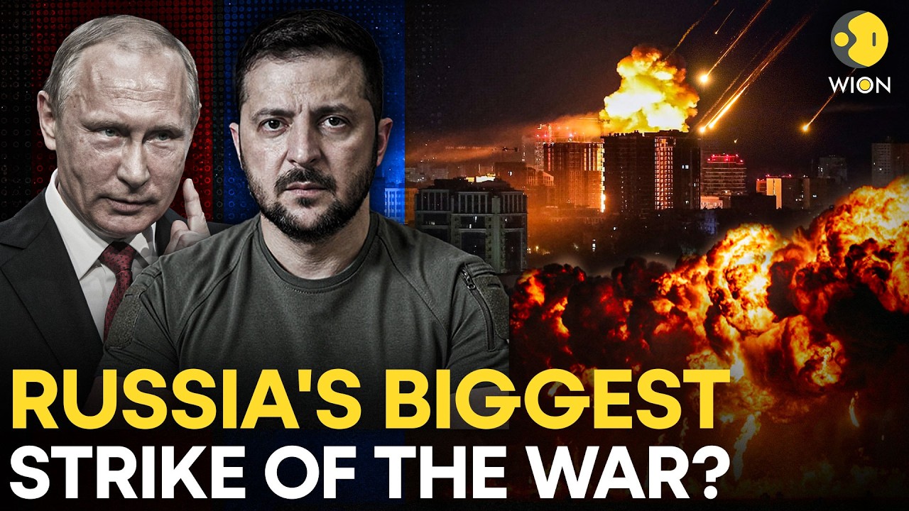 Russia Attacks Kyiv LIVE: Ukraine Under Fire? Russia Unleashes Massive Missile & Drone Blitz | WION