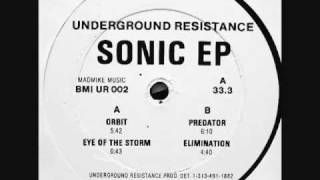 Music video thumbnail preview for Underground Resistance EYE OF THE STORM UR-002 by Underground Resistance
