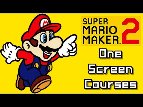 Super Mario Maker 2 - Amazing One Screen Puzzle Courses