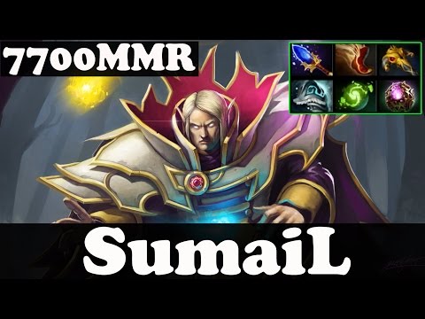 Dota 2 - SumaiL 7700 MMR Plays Invoker vol 14 - Ranked Match Gameplay!