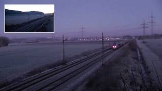 preview picture of video 'TGV 9576 München - Paris 18.01.2012'