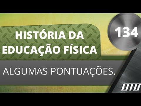 Vídeo Aula-134-#História da Educação Física (Algumas Pontuações).