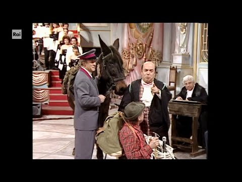 "Il mulo" con Arbore, Banfi e Mirabella