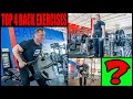 My Top 4 Back Exercises (UNREAL GROWTH)