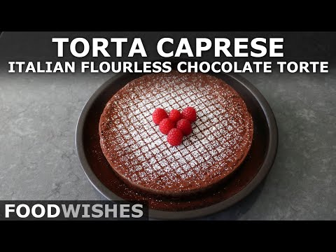 Flourless Chocolate Torta Caprese