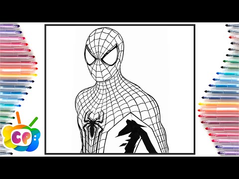 Spider-man coloring pages/ how to draw Spider man / Janji - Heroes Tonight (feat. Johnning) [NCS]