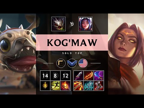 Kog'Maw Top vs Irelia - NA Diamond Patch 25.14