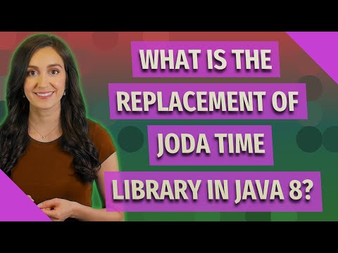 What is the replacement of Joda Time Library in Java 8?