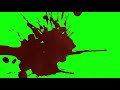 Green Screen Blood Splatter