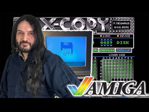 Amiga 500 Tutorial How To Copy Floppy Disks with X - Copy