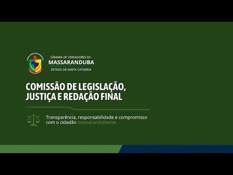 Reunião da Comissão de Leg., Justiça e Redação Final do dia 14/09/2026 com início às 18h