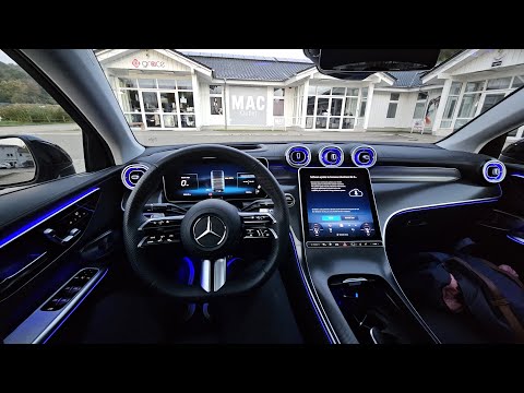 2025 Mercedes Benz GLC 300e 4Matic Coupé | 313 PS | EVENING POV DRIVE | ASMR | TOPSPEED