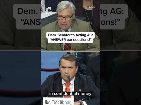 Dem. Senator to Acting AG: 