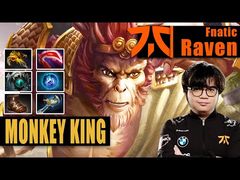 Monkey King Safelane | Fnatic.Raven | THE MOST POWERFUL TEAM FIGHT CARRY | 7.32c Gameplay Highlight