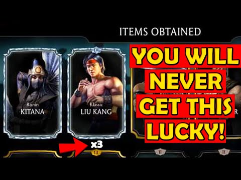 MK Mobile. This Luck is OUT OF THIS WORLD! I'll Never Get This Lucky...