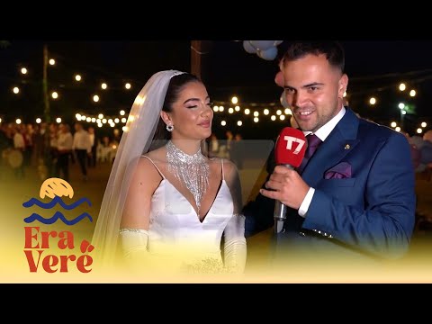 Polici martohet me vajzën që u dënua me 2000 euro - pamje nga dasma unike | T7