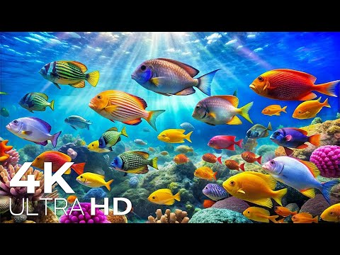 3 HOURS of 4K Underwater Wonders + Relaxing Music - The Best 4K Sea Animals for Relaxation