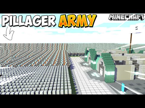 Pillagers vs The Most Secure House In Minecraft...