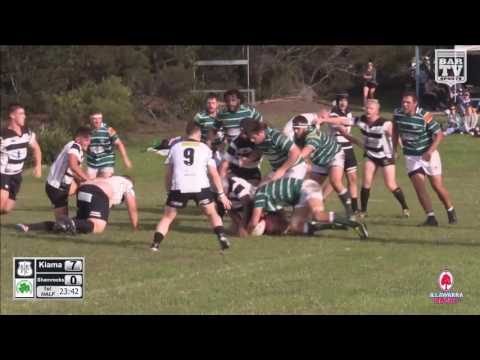 2017 IDRU Round 2 Feature Match Highlights-  Kiama Rugby Club Vs Woonona Shamrocks