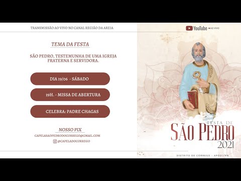 Missa de Abertura da Festa de São Pedro do Córrego 2021 em Apodi