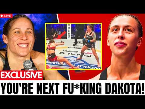1 MINUTE AGO: Liz Carmouche Calls Out Dakota After TERRFYIN KO WIN— “You’re Next, F*king Dakota!”