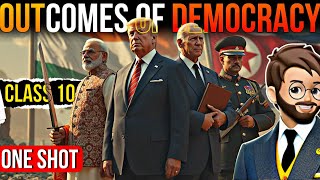 Outcomes Of Democracy Class 10 | One Shot Animated Full Explanation | Outcomes of democracy Civics