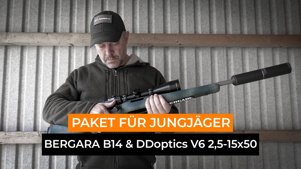 Video-Vorschaubild: Jungjägerpaket mit DDoptics Nighteagle V6 2,5-15x50 Zielfernrohr von all4hunters.de