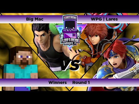 Flynn's Arcade 052 Winners Round 1- Big Mac (Steve Lil Mac) Vs WPG | Lares (Shulk Roy) SSBU Ultimate
