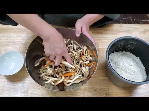 Shojin Ryori (Buddhist Vegetarian Cuisine): Dashi, Kinoko Takikomi Gohan, Kakiage Jiru