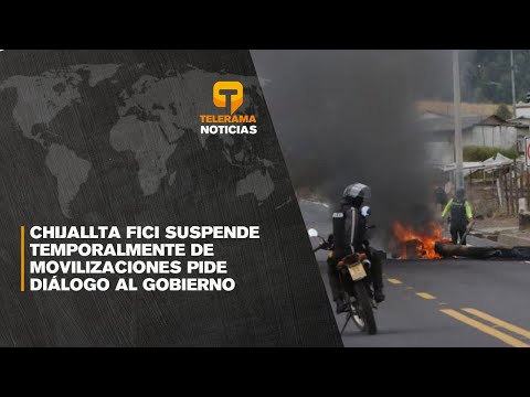 Chijallta Fici suspende temporalmente de movilizaciones pide diálogo al gobierno