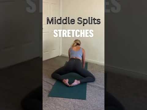 Middle Split Stretching Routine #dancer #gymnast #flexibility