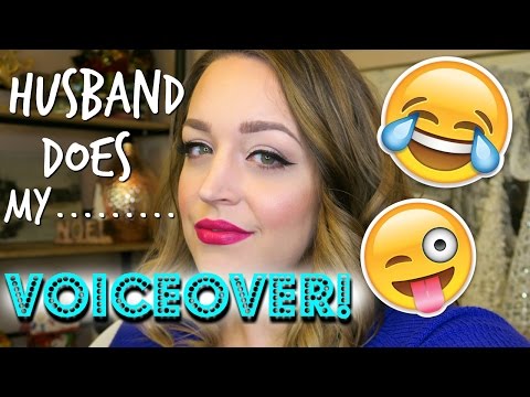 Husband does my Voiceover/Boyfriend Narrates my Makeup Tutorial | DreaCN Video