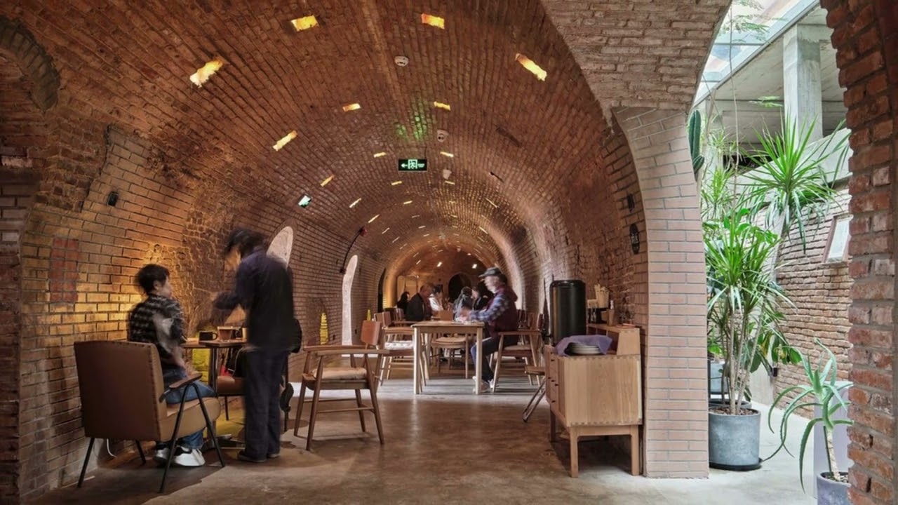 Реконструкция печи для обжига кирпича, Шанхай. Reconstruction of a brick kiln, Shanghai, China