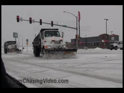2/20/2013 Hays, KS Winter Storm Footage