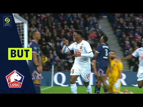 But Jonathan Christian DAVID (31' - LOSC) PARIS SAINT-GERMAIN - LOSC LILLE (2-1) 21/22