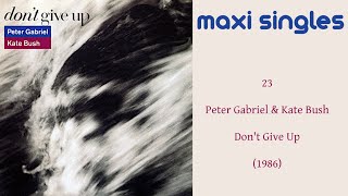 Maxi Singles: 23 - Peter Gabriel &amp; Kate Bush - Don&#39;t Give Up