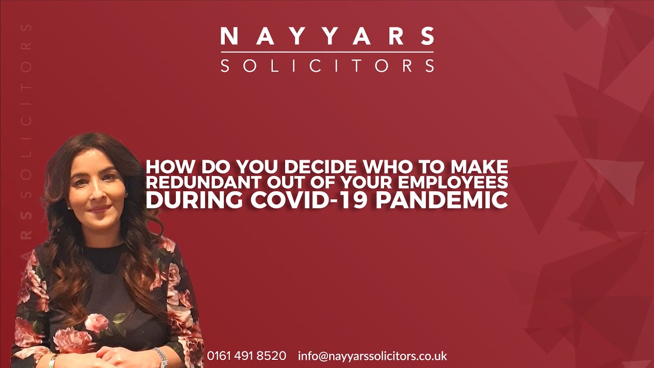 How do you decide who you make redundant