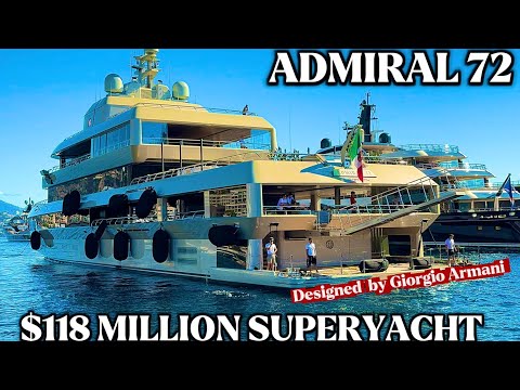 BRAND NEW ADMIRAL 72 GIORGIO ARMANI POETIC ELEGANCE ARRIVES N MONACO@emman25MC
