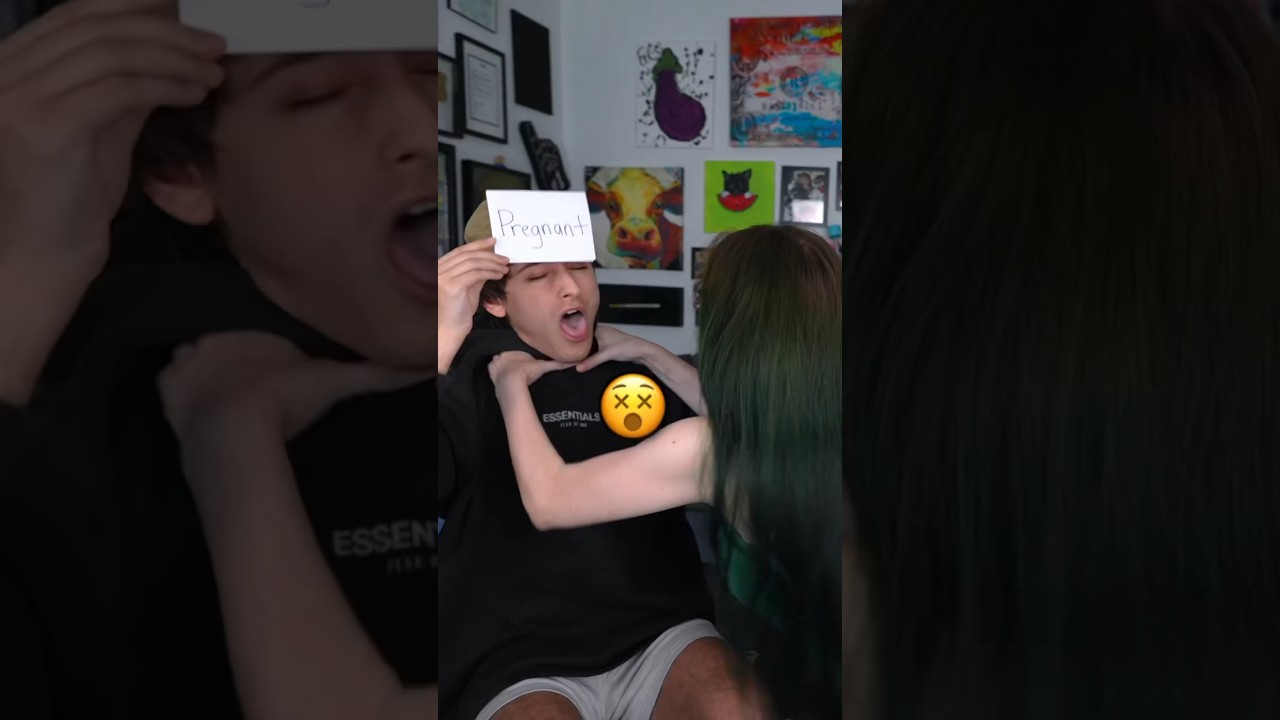 Scary girlfriend said she’s pregnant 😨 #shorts #funny #couple