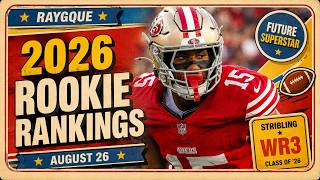 2026 Dynasty Rookie Rankings UPDATE 🚨 Biggest Risers, Fallers & Preseason Shakeups