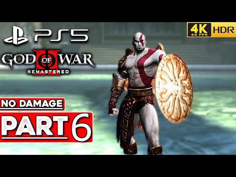 (PS5) GOD OF WAR 2 REMASTERED Walkthrough Part 6 Titan Mode NO DAMAGE [4K 60FPS HDR] - No Commentary
