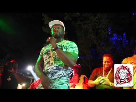 50 Cent Performing At Bay Bay's Effen Pool Party