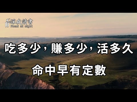 命裡有時終須有 命裡無時莫強求