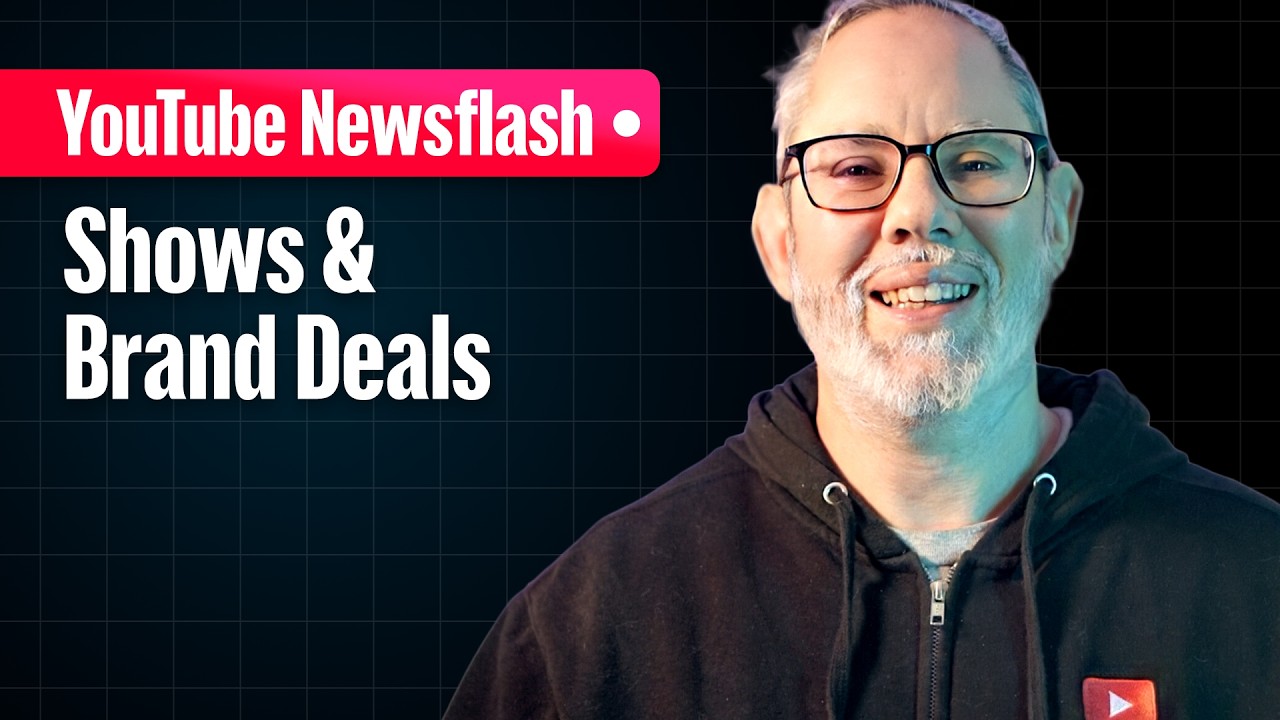 New! Shows for YouTube and Open Call for Brand Deals