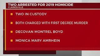 Arrests made in 2019 Clarksville homicide case